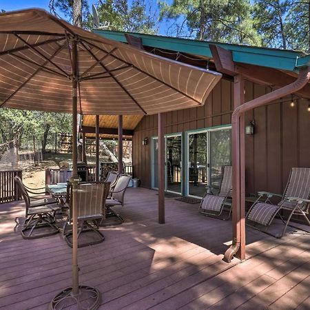 Rustic-Chic Prescott Cabin With Deck In Wooded Area! מראה חיצוני תמונה