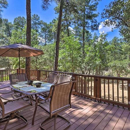 Rustic-Chic Prescott Cabin With Deck In Wooded Area! מראה חיצוני תמונה