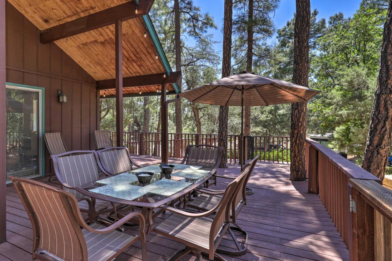 Rustic-Chic Prescott Cabin With Deck In Wooded Area! מראה חיצוני תמונה