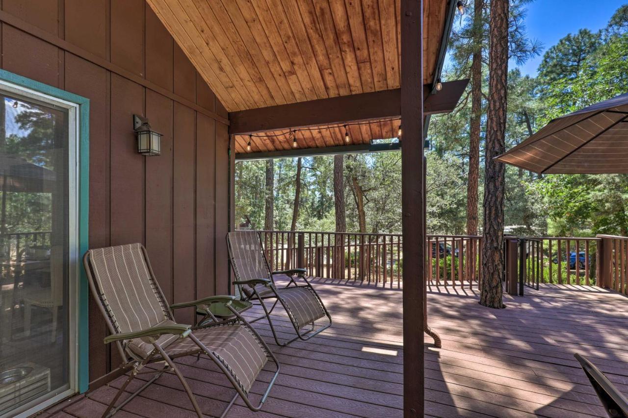 Rustic-Chic Prescott Cabin With Deck In Wooded Area! מראה חיצוני תמונה