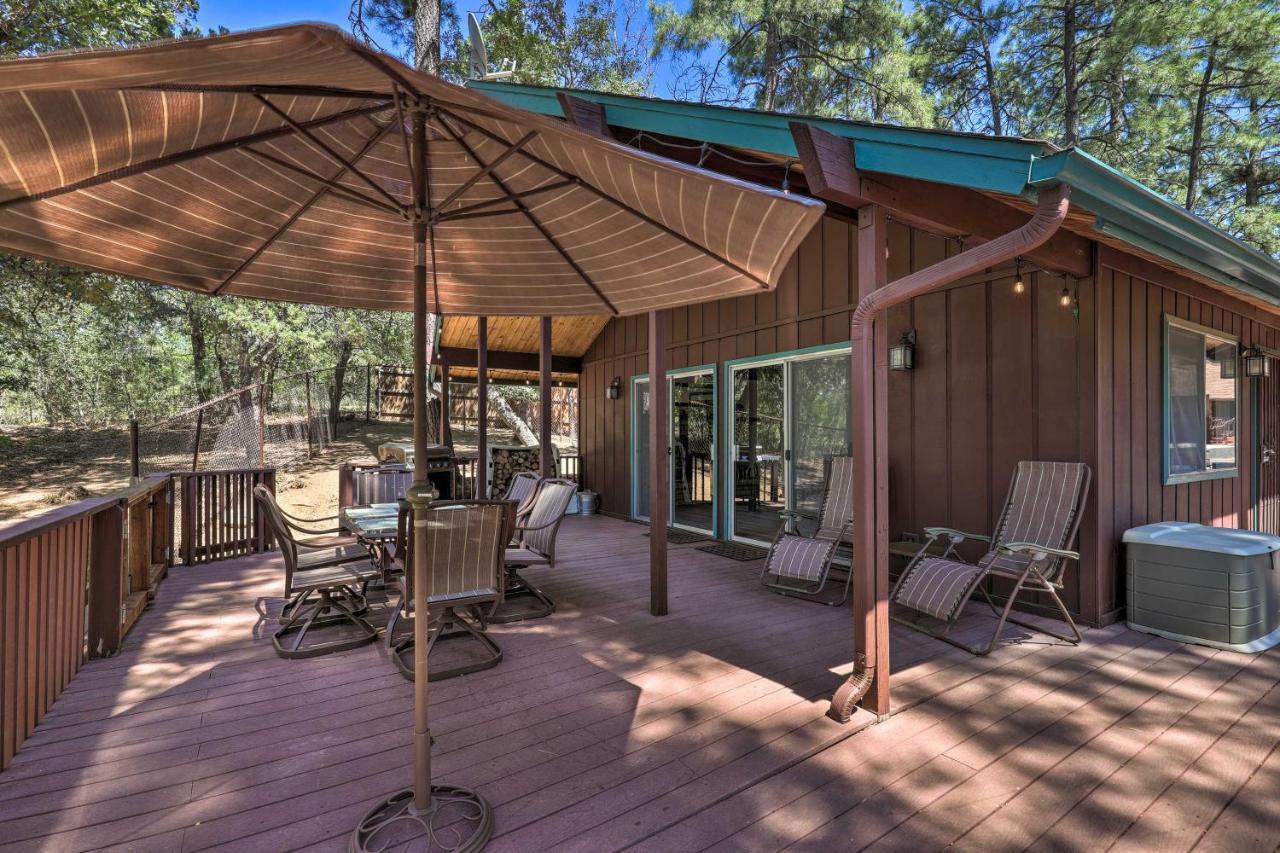 Rustic-Chic Prescott Cabin With Deck In Wooded Area! מראה חיצוני תמונה