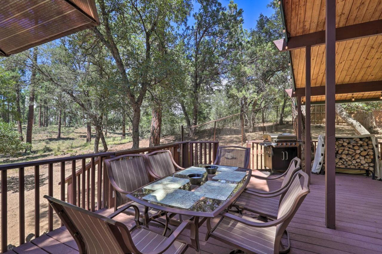 Rustic-Chic Prescott Cabin With Deck In Wooded Area! מראה חיצוני תמונה