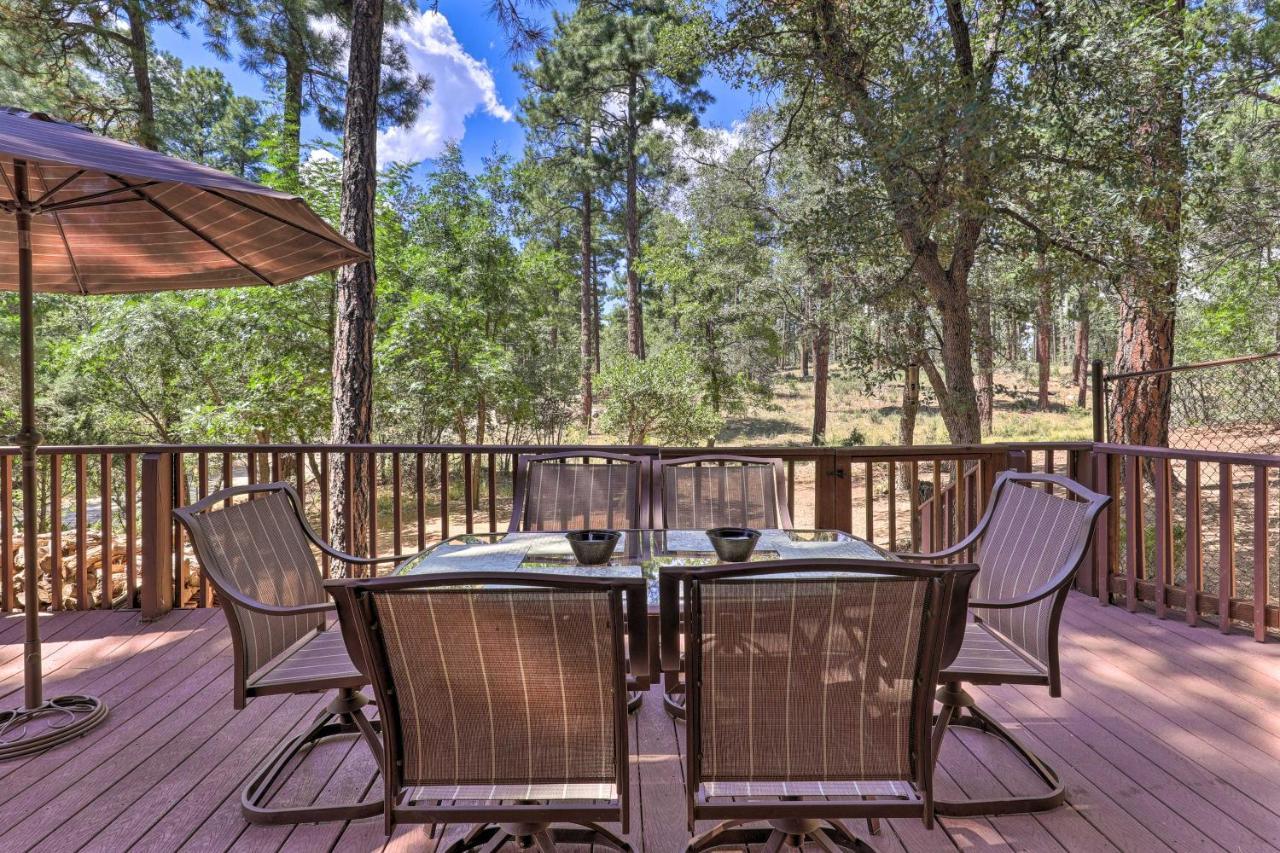 Rustic-Chic Prescott Cabin With Deck In Wooded Area! מראה חיצוני תמונה