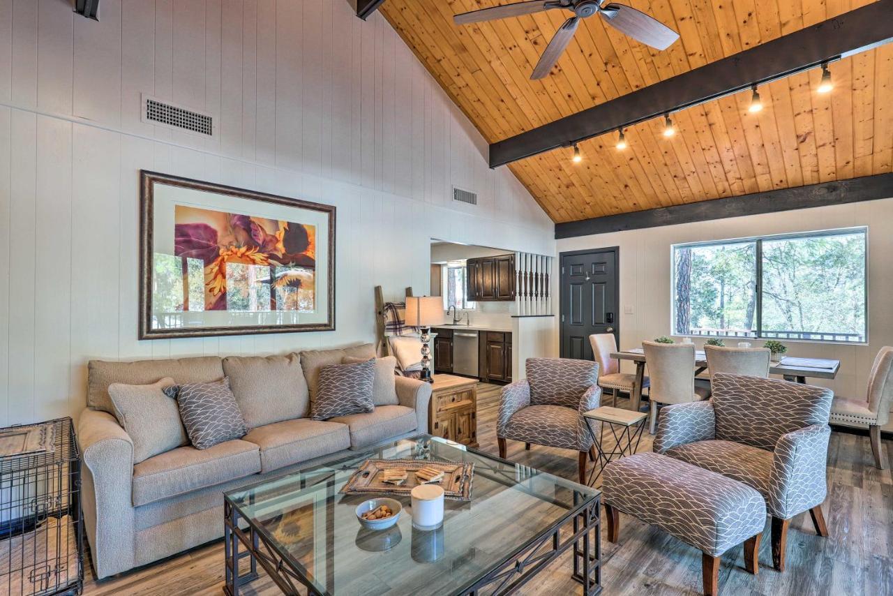 Rustic-Chic Prescott Cabin With Deck In Wooded Area! מראה חיצוני תמונה