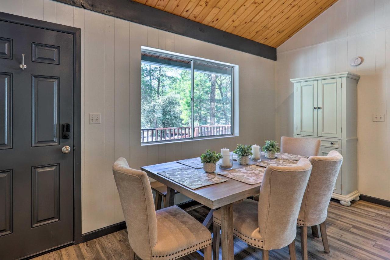 Rustic-Chic Prescott Cabin With Deck In Wooded Area! מראה חיצוני תמונה
